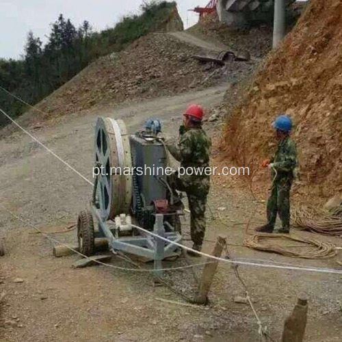 7.5kn hidráulico tensionador para puxar o cabo